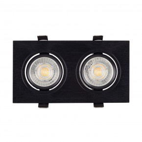 DK3022-BK Встраиваемый светильник, IP 20, 10 Вт, GU5.3, LED, черный, пластик в Кировграде - kirovgrad.ok-mebel.com | фото 2