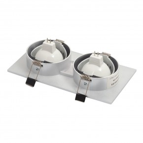 DK3022-CM Встраиваемый светильник, IP 20, 10 Вт, GU5.3, LED, серый, пластик в Кировграде - kirovgrad.ok-mebel.com | фото 4