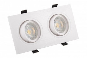 DK3022-WH Встраиваемый светильник, IP 20, 10 Вт, GU5.3, LED, белый, пластик в Кировграде - kirovgrad.ok-mebel.com | фото
