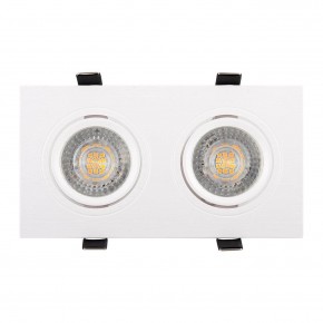DK3022-WH Встраиваемый светильник, IP 20, 10 Вт, GU5.3, LED, белый, пластик в Кировграде - kirovgrad.ok-mebel.com | фото 2
