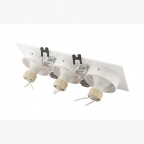 DK3023-WH Встраиваемый светильник, IP 20, 10 Вт, GU5.3, LED, белый, пластик в Кировграде - kirovgrad.ok-mebel.com | фото 4