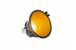 DK3026-BG Встраиваемый светильник, IP 20, 10 Вт, GU5.3, LED, черный/золотой, пластик в Кировграде - kirovgrad.ok-mebel.com | фото 3