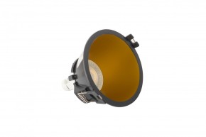 DK3026-BG Встраиваемый светильник, IP 20, 10 Вт, GU5.3, LED, черный/золотой, пластик в Кировграде - kirovgrad.ok-mebel.com | фото 4