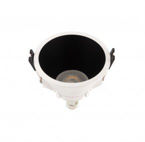 DK3026-WB Встраиваемый светильник, IP 20, 10 Вт, GU5.3, LED, белый/черный, пластик в Кировграде - kirovgrad.ok-mebel.com | фото 2