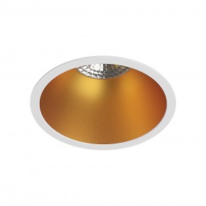 DK3026-WG Встраиваемый светильник, IP 20, 10 Вт, GU5.3, LED, белый/золотой, пластик в Кировграде - kirovgrad.ok-mebel.com | фото