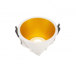 DK3026-WG Встраиваемый светильник, IP 20, 10 Вт, GU5.3, LED, белый/золотой, пластик в Кировграде - kirovgrad.ok-mebel.com | фото 4