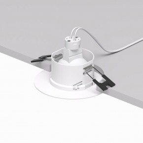DK3028-WH Встраиваемый светильник, IP 20, 10 Вт, GU5.3, LED, белый, пластик в Кировграде - kirovgrad.ok-mebel.com | фото 3