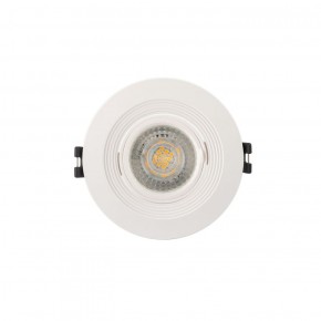 DK3029-WH Встраиваемый светильник, IP 20, 10 Вт, GU5.3, LED, белый, пластик в Кировграде - kirovgrad.ok-mebel.com | фото