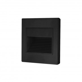 DK3050-BK Светильник встраиваемый в стену, IP 20, LED 3000, 1 Вт, черный пластик в Кировграде - kirovgrad.ok-mebel.com | фото