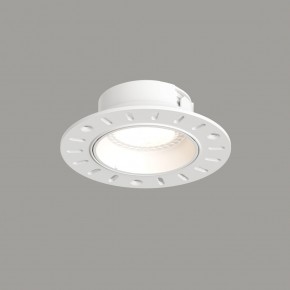 DK3055-WH Встраиваемый светильник, IP 20, 10 Вт, GU5.3, LED, белый, пластик в Кировграде - kirovgrad.ok-mebel.com | фото