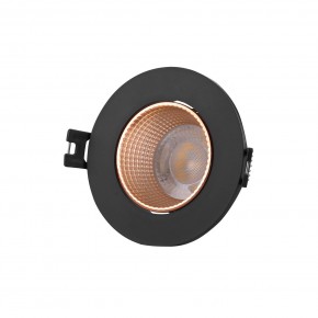 DK3061-BBR Встраиваемый светильник, IP 20, 10 Вт, GU5.3, LED, черный/бронзовый, пластик в Кировграде - kirovgrad.ok-mebel.com | фото