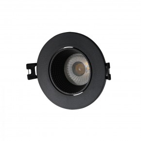 DK3061-BK Встраиваемый светильник, IP 20, 10 Вт, GU5.3, LED, черный/черный, пластик в Кировграде - kirovgrad.ok-mebel.com | фото