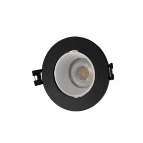 DK3061-BK+WH Встраиваемый светильник, IP 20, 10 Вт, GU5.3, LED, черный/белый, пластик в Кировграде - kirovgrad.ok-mebel.com | фото