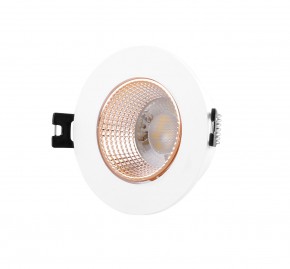 DK3061-WBR Встраиваемый светильник, IP 20, 10 Вт, GU5.3, LED, белый/бронзовый, пластик в Кировграде - kirovgrad.ok-mebel.com | фото