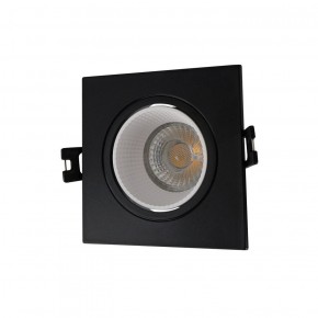 DK3071-BK+WH Встраиваемый светильник, IP 20, 10 Вт, GU5.3, LED, черный/белый, пластик в Кировграде - kirovgrad.ok-mebel.com | фото