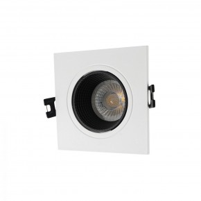 DK3071-WH+BK Встраиваемый светильник, IP 20, 10 Вт, GU5.3, LED, белый/черный, пластик в Кировграде - kirovgrad.ok-mebel.com | фото