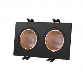 DK3072-BBR Встраиваемый светильник, IP 20, 10 Вт, GU5.3, LED, черный/бронзовый, пластик в Кировграде - kirovgrad.ok-mebel.com | фото