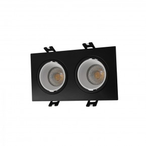 DK3072-BK+WH Встраиваемый светильник, IP 20, 10 Вт, GU5.3, LED, черный/белый, пластик в Кировграде - kirovgrad.ok-mebel.com | фото
