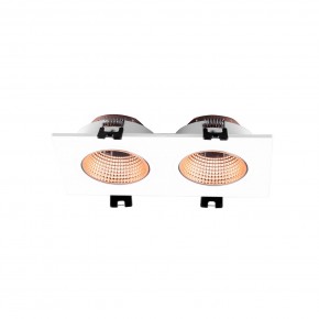 DK3072-WBR Встраиваемый светильник, IP 20, 10 Вт, GU5.3, LED, белый/бронзовый, пластик в Кировграде - kirovgrad.ok-mebel.com | фото 2