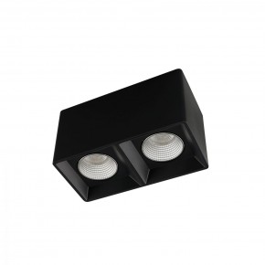 DK3085-BK+CH Светильник накладной IP 20, 10 Вт, GU5.3, LED, черный/хром, пластик в Кировграде - kirovgrad.ok-mebel.com | фото