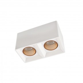 DK3085-WH+BR Светильник накладной IP 20, 10 Вт, GU5.3, LED, белый/бронзовый, пластик в Кировграде - kirovgrad.ok-mebel.com | фото