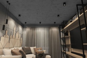 DK3090-BK+CH Светильник накладной IP 20, 10 Вт, GU5.3, LED, черный/хром, пластик в Кировграде - kirovgrad.ok-mebel.com | фото 2