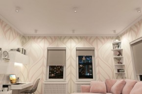 DK3090-WH+CH Светильник накладной IP 20, 10 Вт, GU5.3, LED, белый/хром, пластик в Кировграде - kirovgrad.ok-mebel.com | фото 2