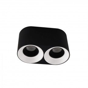 DK3096-BW+BK Светильник накладной IP 20, 10 Вт, GU5.3, LED, черно-белый/черный, пластик в Кировграде - kirovgrad.ok-mebel.com | фото