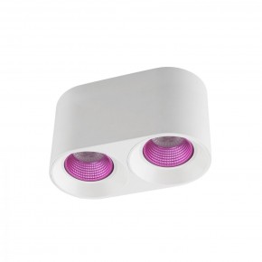 DK3096-WH+PI Светильник накладной IP 20, 10 Вт, GU5.3, LED, белый/розовый, пластик в Кировграде - kirovgrad.ok-mebel.com | фото