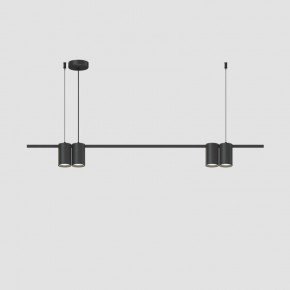 DK4061-BK Подвесной светильник ORBIT, IP20, 4xGU10 LED до 15 Вт, черный матовый, алюминий в Кировграде - kirovgrad.ok-mebel.com | фото