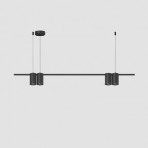 DK4061-BK Подвесной светильник ORBIT, IP20, 4xGU10 LED до 15 Вт, черный матовый, алюминий в Кировграде - kirovgrad.ok-mebel.com | фото 2