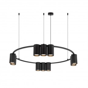 DK4065-BK Подвесной светильник ORBIT, IP20, 10xGU10 LED до 15 Вт, черный матовый, алюминий в Кировграде - kirovgrad.ok-mebel.com | фото 3