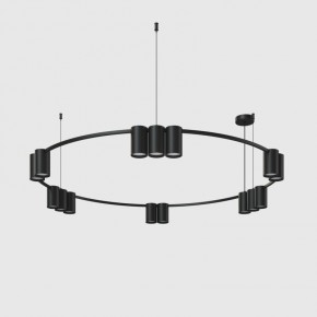 DK4067-BK Подвесной светильник ORBIT, IP20, 15xGU10 LED до 15 Вт, черный матовый, алюминий в Кировграде - kirovgrad.ok-mebel.com | фото 2