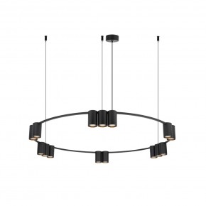 DK4067-BK Подвесной светильник ORBIT, IP20, 15xGU10 LED до 15 Вт, черный матовый, алюминий в Кировграде - kirovgrad.ok-mebel.com | фото 3