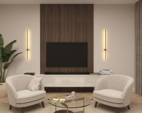 DK5014-SG Бра 1000 мм, 3000К, IP20, 12 Вт, матовое золото в Кировграде - kirovgrad.ok-mebel.com | фото 5