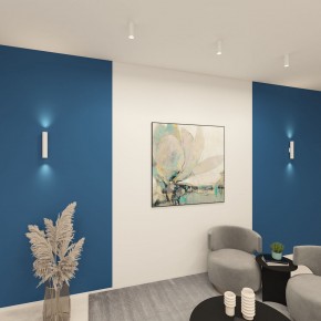 DK5022-WH Настенный светильник, IP20, до 15 Вт, LED, 2xGU10, белый, алюминий в Кировграде - kirovgrad.ok-mebel.com | фото 4