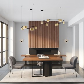 DK5060-BK+SG Бра ORBIT, IP20, 3000К, LED, 10 Вт, черный + сатинированное золото, алюминий в Кировграде - kirovgrad.ok-mebel.com | фото 6