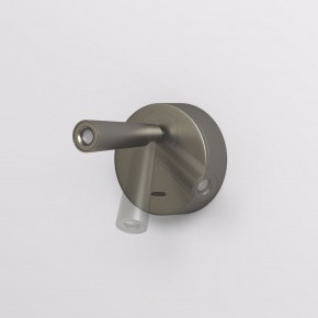 DK5072-DN Бра SHINE WALL со светодиодом, D104*H68, IP20, 3000К, 3W, RA?90, темный никель, алюминий в Кировграде - kirovgrad.ok-mebel.com | фото 3
