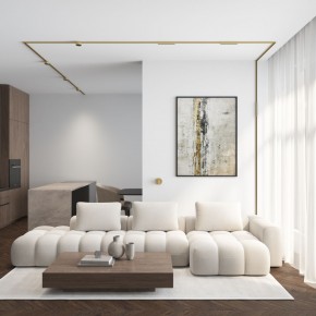 DK5072-SB Бра SHINE WALL со светодиодом, D104*H68, IP20, 3000К, 3W, RA?90, сатинированная латунь, алюминий в Кировграде - kirovgrad.ok-mebel.com | фото 6