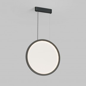 DK6606-BK Подвесной вертикальный светильник Veil со светодиодом H1700 d600 220V 48W 3000-6000K IP20 черный алюминий в Кировграде - kirovgrad.ok-mebel.com | фото