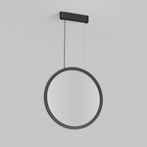 DK6606-BK Подвесной вертикальный светильник Veil со светодиодом H1700 d600 220V 48W 3000-6000K IP20 черный алюминий в Кировграде - kirovgrad.ok-mebel.com | фото 2