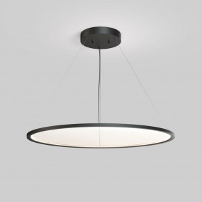 DK6620-BK Подвесной горизонтальный светильник Veil со светодиодом H900 d1000 220V 82W 3000-6000K IP20 черный алюминий в Кировграде - kirovgrad.ok-mebel.com | фото