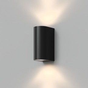 DK9791-BK Настенный уличный светильник NARVIK, IP44, 2хGU10 LED, до 15 Вт, черный, алюминий в Кировграде - kirovgrad.ok-mebel.com | фото