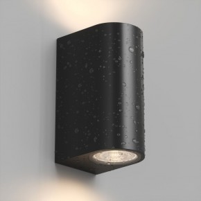 DK9791-BK Настенный уличный светильник NARVIK, IP44, 2хGU10 LED, до 15 Вт, черный, алюминий в Кировграде - kirovgrad.ok-mebel.com | фото 3