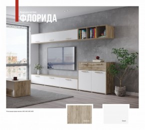 ФЛОРИДА Гостиная (модульная) дуб серый/белый в Кировграде - kirovgrad.ok-mebel.com | фото