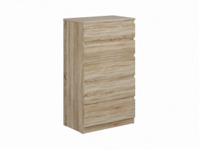 Комод КАСТОР с пятью ящиками, цвет Дуб Сонома в Кировграде - kirovgrad.ok-mebel.com | фото