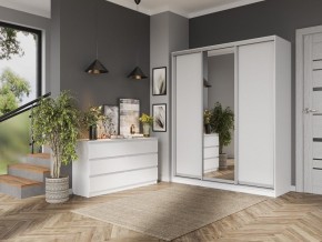 Комод с 6 ящиками 1400 "Бьянко" (Белый лофт) в Кировграде - kirovgrad.ok-mebel.com | фото 2