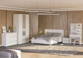 АДЕЛИНА Комод с 1дв и 3-мя ящ (белый рамух) в Кировграде - kirovgrad.ok-mebel.com | фото 3