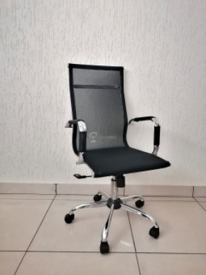 Кресло Barneo K-111H для персонала (черная сетка) в Кировграде - kirovgrad.ok-mebel.com | фото