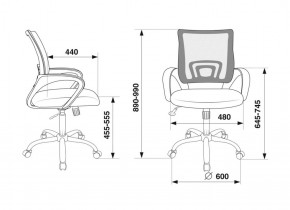 Кресло Бюрократ CH-695N/SL/BLACK черный TW-01 черный TW-11 в Кировграде - kirovgrad.ok-mebel.com | фото 4